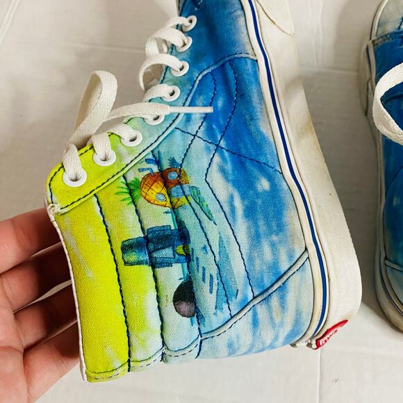 VANS Vans x SpongeBob Square Pants Sk8 Hi Shoes Unisex Men's 6 / Women's 7.5 - Picture 7 of 14